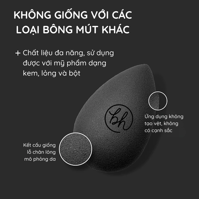 Mút Trang Điểm BH Cosmetics Miracle Complexion Size L BHM005